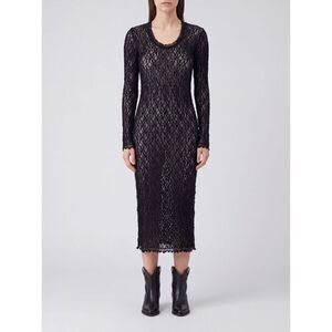 Isabel Marant Women Balsane Long-Sleeved Isabel Marant Lace Midi Dress